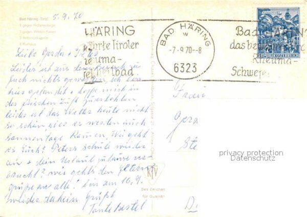 Bad Haering Tirol Panorama Kirche Brunnen – Bild 2