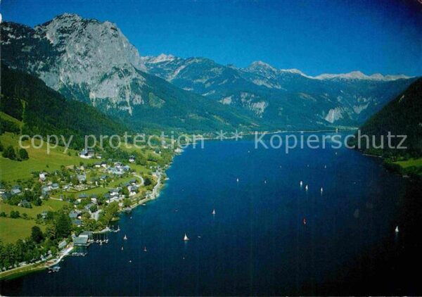 Grundlsee Steiermark Fliegeraufnahme