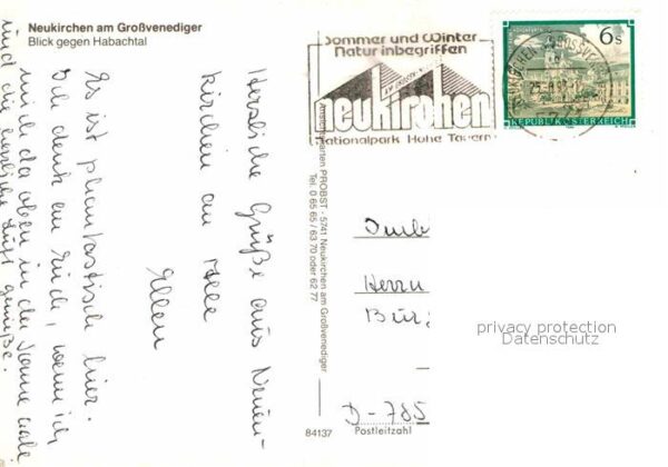 Neukirchen Grossvenediger Blick gegen Habachtal – Bild 2
