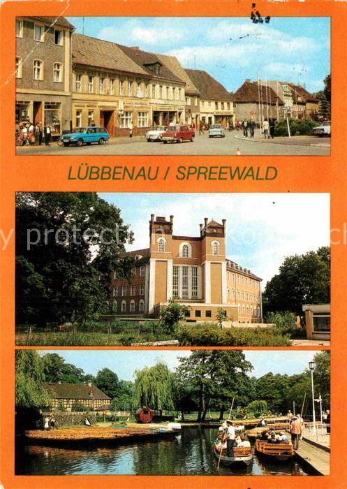 Luebbenau Spreewald Markt Schloss Spreewaldhafen der Freund