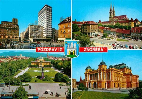 Zagreb Katedrale Schloss Platz Denkmal
