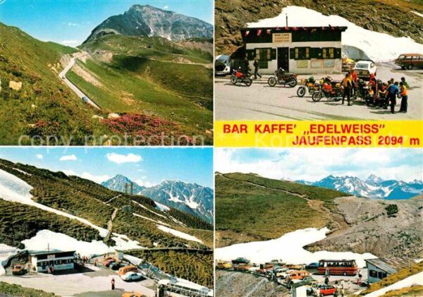 Passo del Giovo Jaufenpass Bar Kaffee Edelweiss
