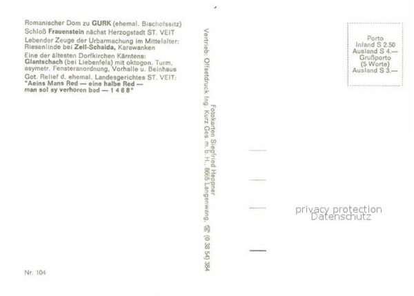 Gurk Dom Zell Schaida Glantschach – Bild 2