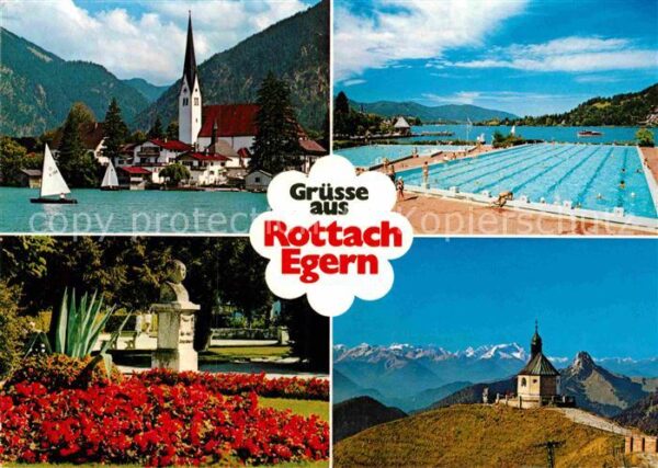 Rottach-Egern Katholische Kirche Egener Bucht See- Wa