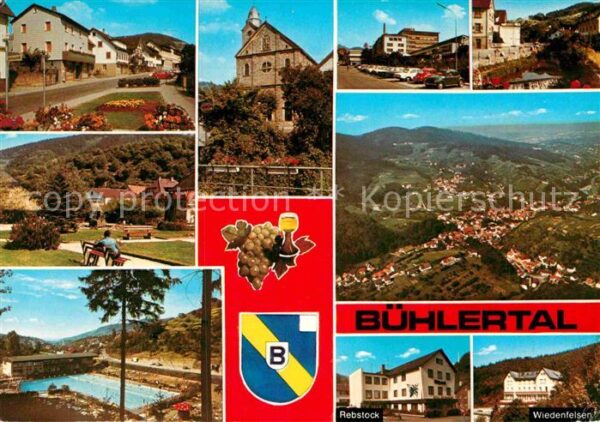 Buehlertal Fliegeraufnahme Schwimmbad Kurgarten Ki