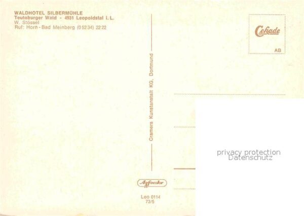 Leopoldstal Lippe Waldhotel Silbermühle – Bild 2