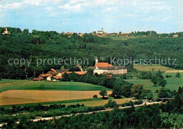 Hohenschaeftlarn Panorama Kloster Schäftlarn