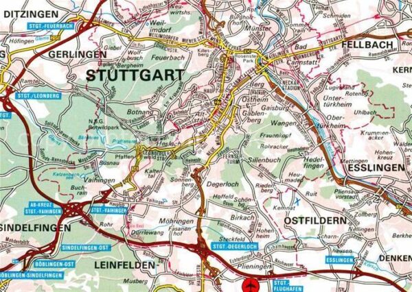 Stuttgart Landkarte