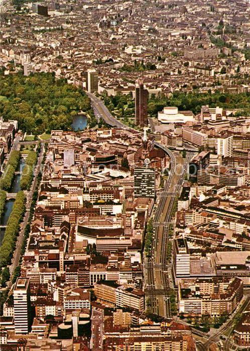 Duesseldorf Fliegeraufnahme