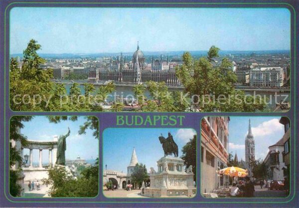 Budapest Gesamtansicht Denkmal Kirche
