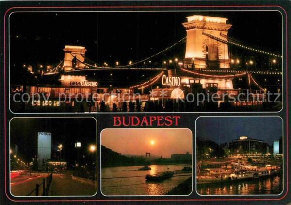 Budapest Casino bei Nacht Forum Teilansicht