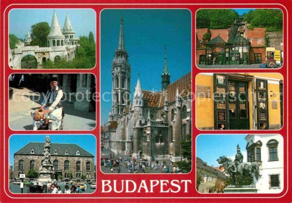 Budapest Matthiaskirche  Schloss Mann in Tracht