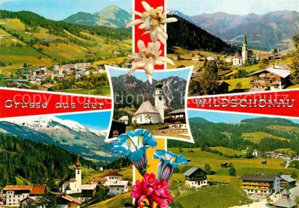 Wildschoenau Tirol Panorama Kirche