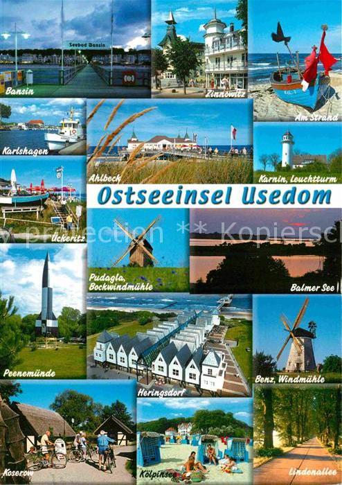 Usedom Bansin Karlshagen Ückeritz Windmühle He