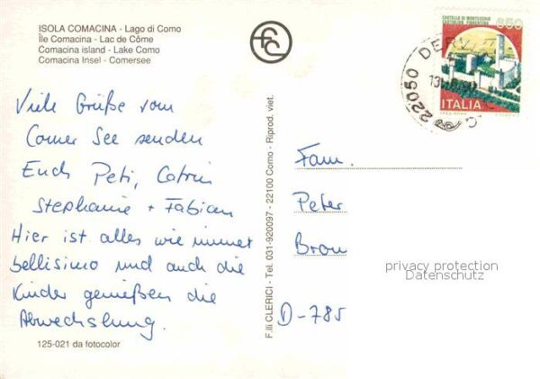 Isola Comacina Fliegeraufnahme – Bild 2