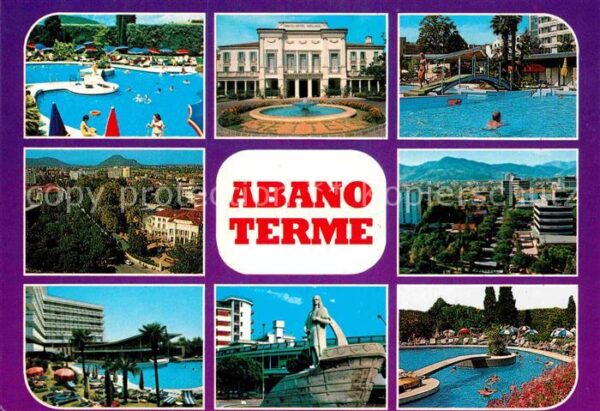 Abano Terme Stadtansichten