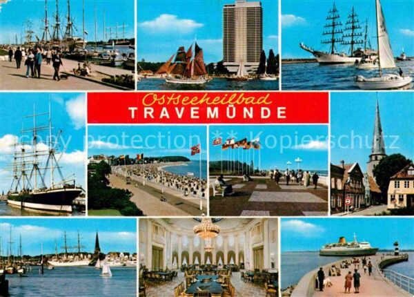 Travemuende Ostseebad Hotel Neptun Strand Dreimaster Passat L