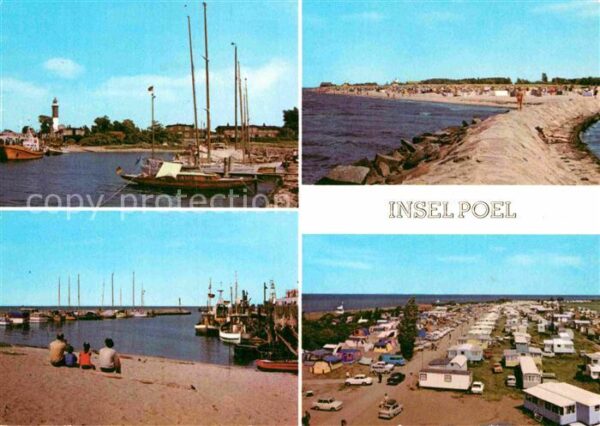 Poel Insel Hafen Leuchtturm Mole Zeltplatz
