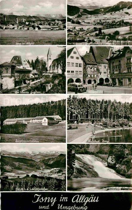 Isny Allgaeu Panorama Grossholzleute Am Oberen Grabe