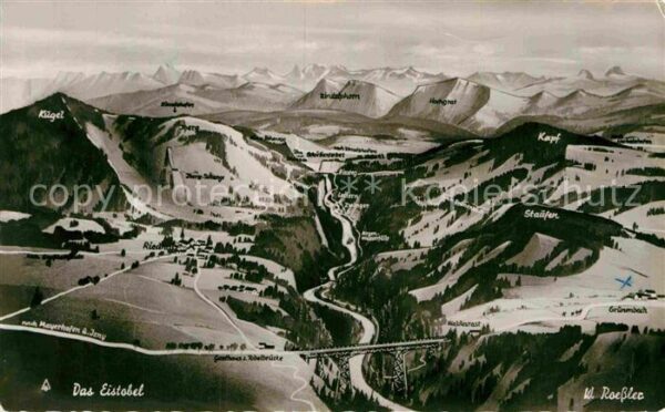 Allgaeu Region Panoramakarte