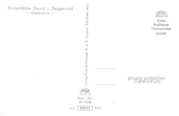 Ebrach Oberfranken Klosterkirche Orgelempore – Bild 2