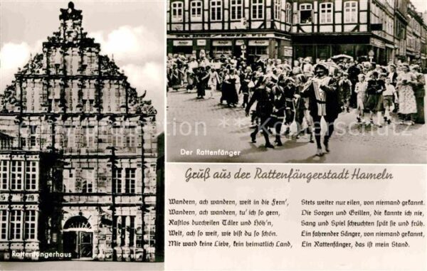 Hameln Weser Rattenfängerhaus Der Rattenfänger