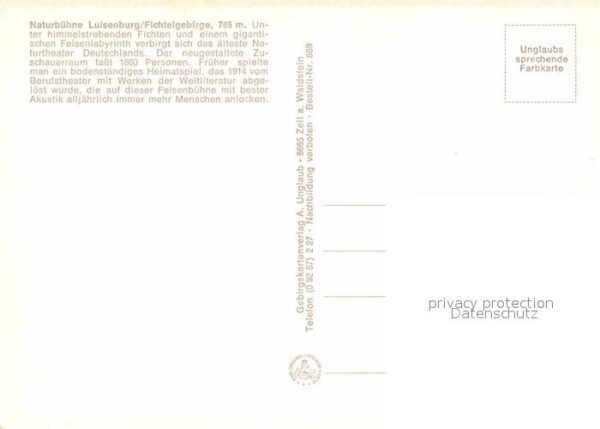 Luisenburg Naturbühne – Bild 2