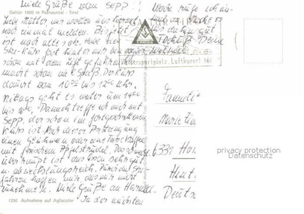 Galtuer Tirol Paznauntal Kirche – Bild 2