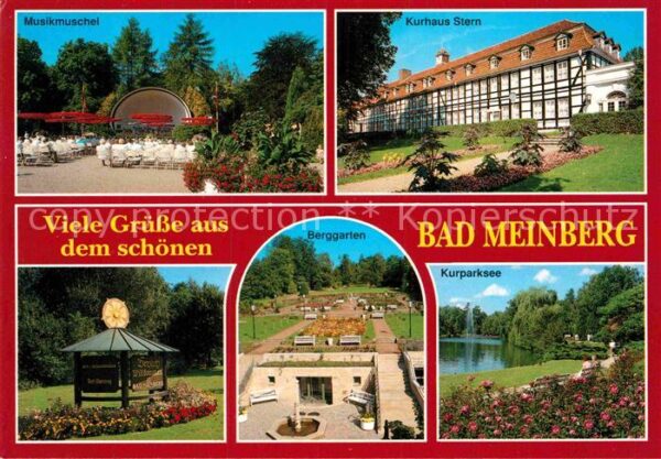 Bad Meinberg Kurhaus Stern Musikmuschel Berggarten K