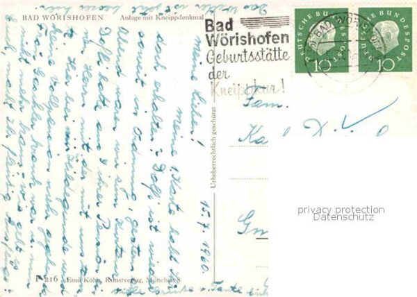 Bad Woerishofen Anlage mit Kneippdenkmal – Bild 2