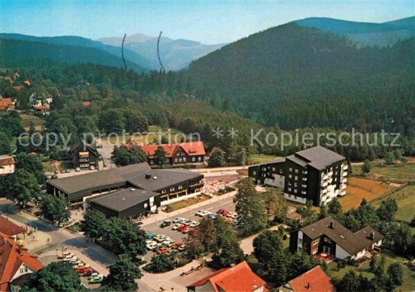 Hahnenklee-Bockswiese Harz Blick von der Bocksberg Seilbahn