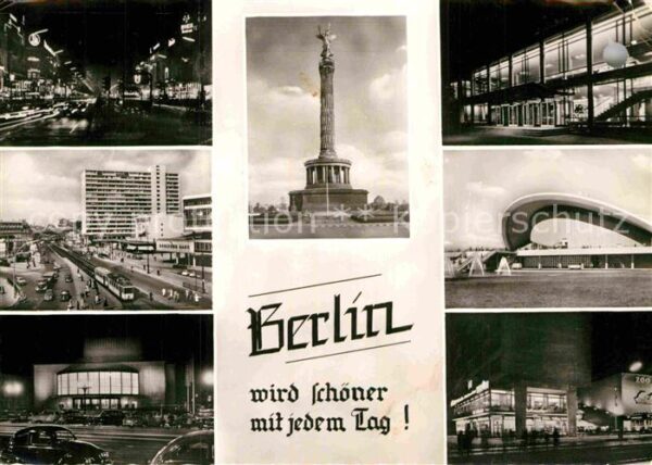 Berlin Teilansichten Alexanderplatz Siegessäul