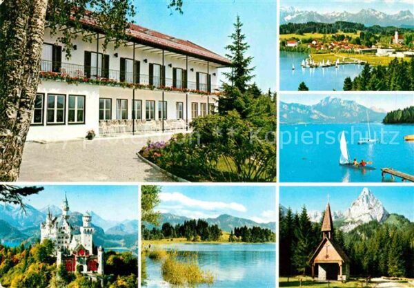 Lechbruck See Haus Bergsonne Schloss Seepartien Kapel