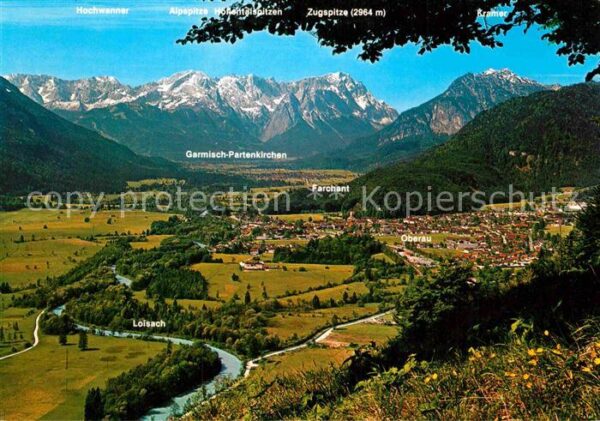 Garmisch-Partenkirchen Loisachtal Wettersteingebirge Farchant