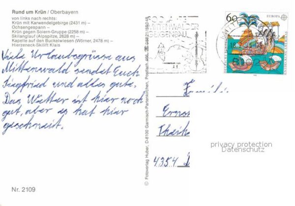 Kruen Dorfpartie Viehabtrieb Panorama Skipist – Bild 2