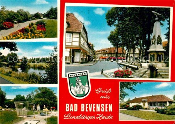 Bad Bevensen Teilansichten Denkmal Park Restaurant