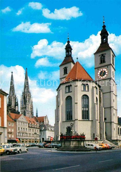 Regensburg Neupfarrplatz Kirchen