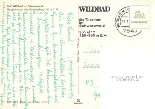 Wildbad Schwarzwald Bergbahn auf den Sommerberg – Bild 2