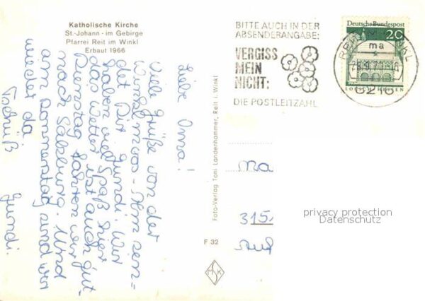 Reit Winkl Kath Kirche St Johann Pfarrei Reit im W – Bild 2
