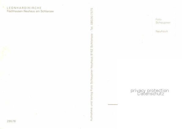 Fischhausen Schliersee Leonhardikirche – Bild 2