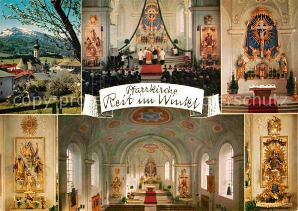 Reit Winkl Pfarrkirche Inneres Altar
