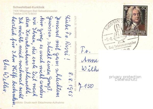 Bad Sebastiansweiler Schwefelbad Kurklinik – Bild 2