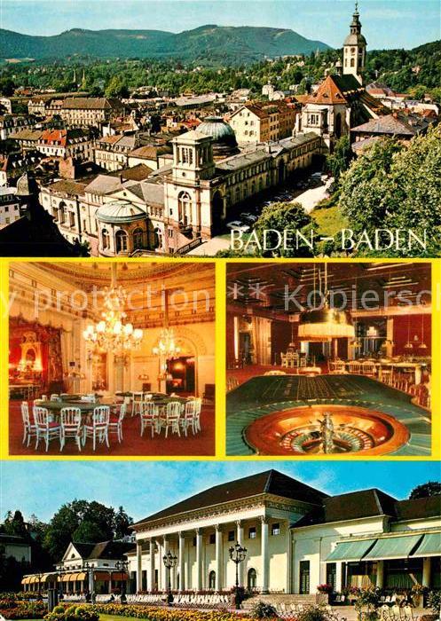 Baden-Baden Panorama Casino Wintergarten Neuer Saal