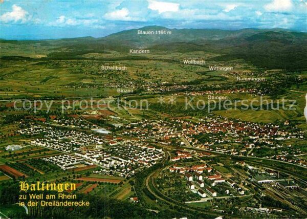 Haltingen Fliegeraufnahme