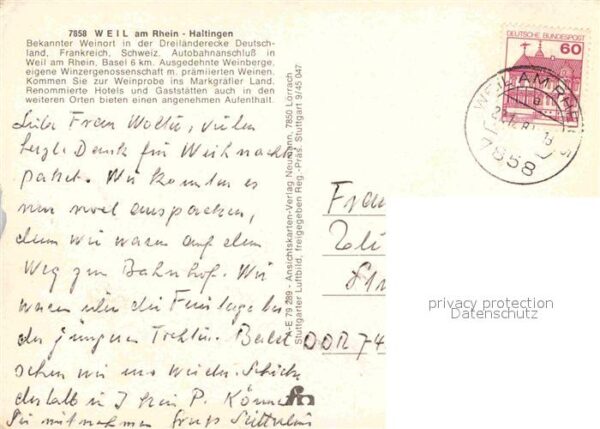 Haltingen Fliegeraufnahme – Bild 2