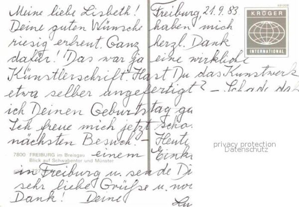 Freiburg Breisgau mit Schwabentor und Münster – Bild 2