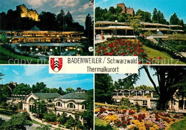 Badenweiler Kurhaus Kurpark Burgruine