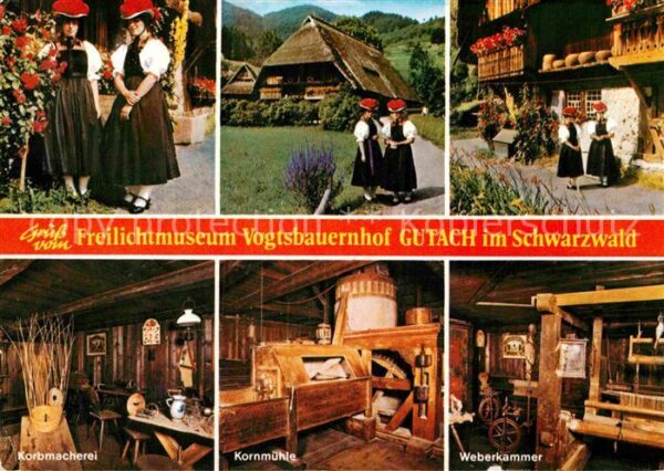 Gutach Schwarzwald Freilichtmuseum Vogtsbauernhof Korbmach