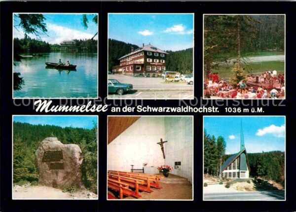 Seebach Ortenaukreis Mummelsee Hotel Terrasse Gedenktafel Ki