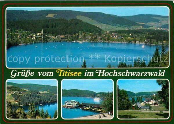 Titisee Seepanorama Teilansichten